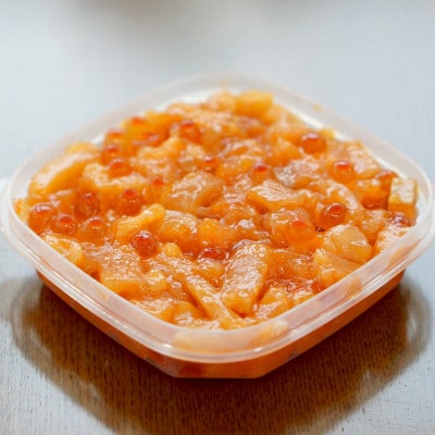 【北海道知床産】鮭いくら親子漬け 800g(100g×8)【配送不可地域：離島・沖縄県】