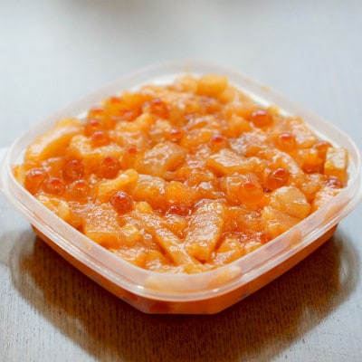 【北海道知床産】鮭いくら親子漬け 1kg(100g×10)【配送不可地域：離島・沖縄県】