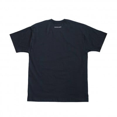 「知床トコさん」×久米繊維 　コットンTシャツ Lサイズ・ブラック　折り紙柄　半袖【配送不可地域：離島・沖縄県】