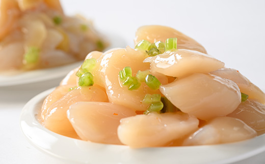 北海道知床産 ほたてとつぶのわさび漬け詰合せ【配送不可地域：離島・沖縄県】