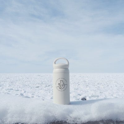 知床トコさんデイオフタンブラー ホワイト 500ml×1本【配送不可地域：離島・沖縄県】