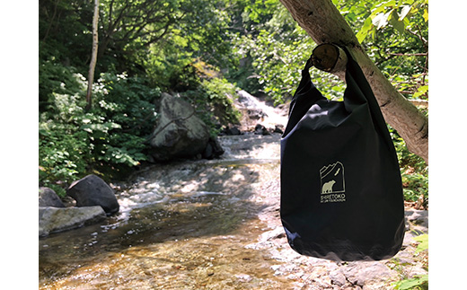 知床財団オリジナルロゴ入りウォータープルーフバッグセット【配送不可地域：離島・沖縄県】