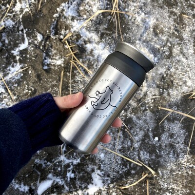 知床トコさんトラベルタンブラー ステンレス 350ml×1本【配送不可地域：離島・沖縄県】