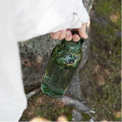 知床トコさん　ウォーターボトル　グリーン　500ml×1本　常温で水が飲める 耐熱マイボトル【配送不可地域：離島・沖縄県】