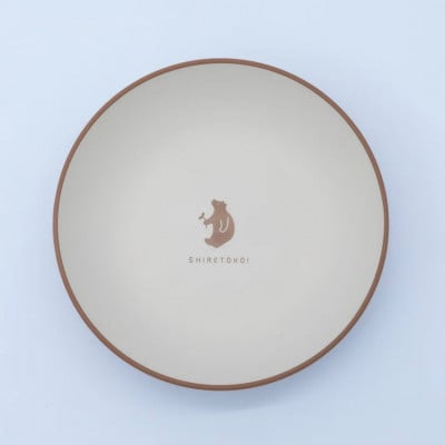 知床トコさんテーブルウェアシリーズ　丸ボウル皿 2枚セット (S)【ベージュ】【配送不可地域：離島・沖縄県】