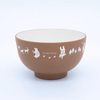 知床トコさんテーブルウェアシリーズ　おわん 1個 【ベージュ】【配送不可地域：離島・沖縄県】