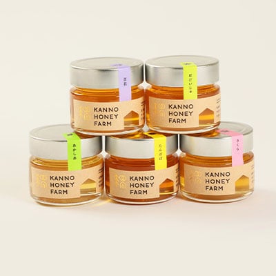 菅野養蜂場　国産はちみつ150g　5種類欲張りセット【配送不可地域：離島・沖縄県】