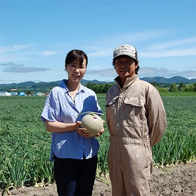 【2026年7月中旬以降発送】北海道　くんねっぷメロン2玉 【配送不可地域：離島・沖縄県】