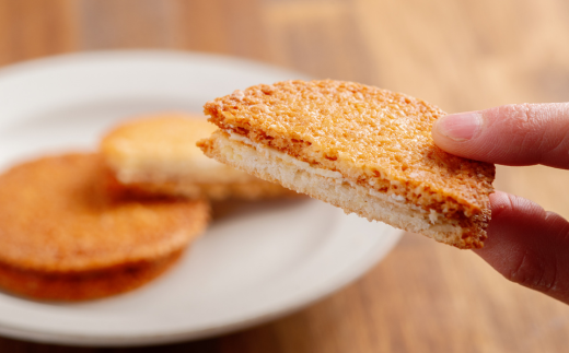 アーモンドガレットホワイトチョコサンド「氷花のまち」9枚入り SRMJ010