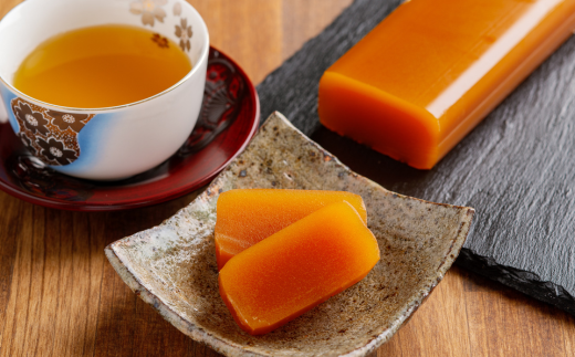 まろやかな甘みとなめらかな舌触り 羊羹 ［本練り・かぼちゃ］450g×2本セット SRMJ013