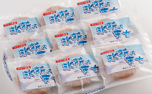 アーモンドガレットホワイトチョコサンド「氷花のまち」9枚入り SRMJ010