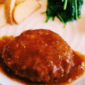 洋風居酒屋サルーテ　冷凍ハンバーグ（７個）＆冷凍ピザ（３枚）セット 直径23cm 各1枚 ( ふるさと納税 ピザ マルゲリータ ベーコン エビ ジャーマンポテト ハンバーグ ソース イタリアン 北海道 遠軽町 洋風居酒屋　サルーテ ) en01-00147