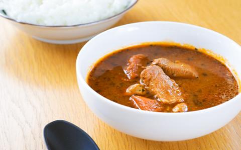 札幌スープカレーセット（３種×各２個） 中辛・マイルド・辛口 各200g×2個 ( ふるさと納税 スープカレー カレー 中辛 マイルド 辛口 本格スパイスカレー 札幌スープカレー 北海道 遠軽町 ベル食品株式会社 ) en01-00016