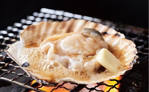 北海道　サロマ湖産　貝付きホタテ 12枚　【日時指定不可】帆立　ほたて　刺身　玉冷　海鮮　魚貝　国産　サロマ湖　オホーツク　北海道　湧別町