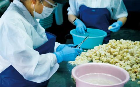 【カネショウ　ウスイ】 味付け　帆立貝柱　5袋　味つけ　珍味　ほたて　ホタテ　帆立　加工　貝柱　おつまみ　サロマ湖　おほーつく　オホーツク　湧別町　北海道