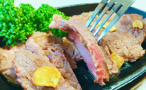 北海道産　ゆうべつ牛ステーキ・焼き肉セット　約1.03kg　A　ステーキ肉　お肉　牛肉　湧別牛　赤身　焼肉　バーベキュー　冷凍　冷凍　国産　おほーつく　オホーツク　湧別町　北海道