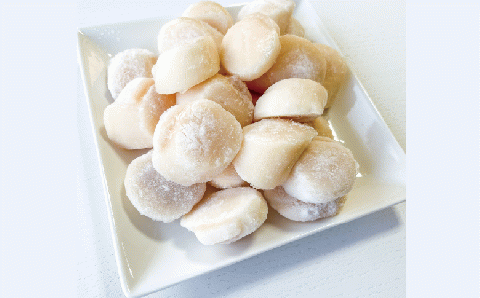 オホーツク海産　冷凍ほたて貝柱１kg　ホタテ　帆立　玉冷　オホーツク　湧別町　海鮮　魚介　刺身　フライ　サロマ湖