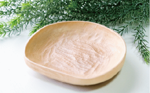 木芸作家たまさんが造る　木のお皿