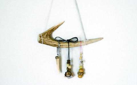 北海道 鹿角 4本 （15～20㎝）ジビエ　鹿角　シカツノ　しかつの　エゾシカ　エゾ鹿　アクセサリー　雑貨　オホーツク　湧別町　北海道