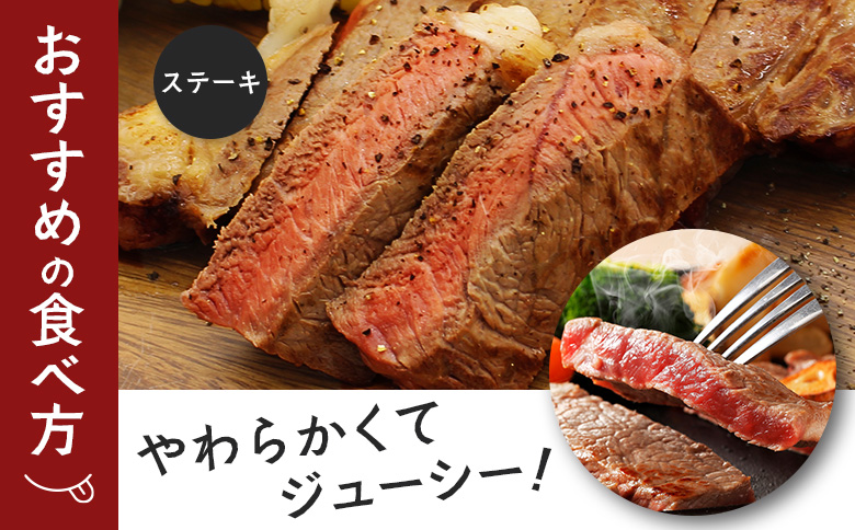 雄武産牛肉セット(冷凍)牛ロースステーキ200g×5【0911901】