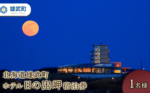 北海道雄武町ホテル日の出岬宿泊券（1名様）【0610502】