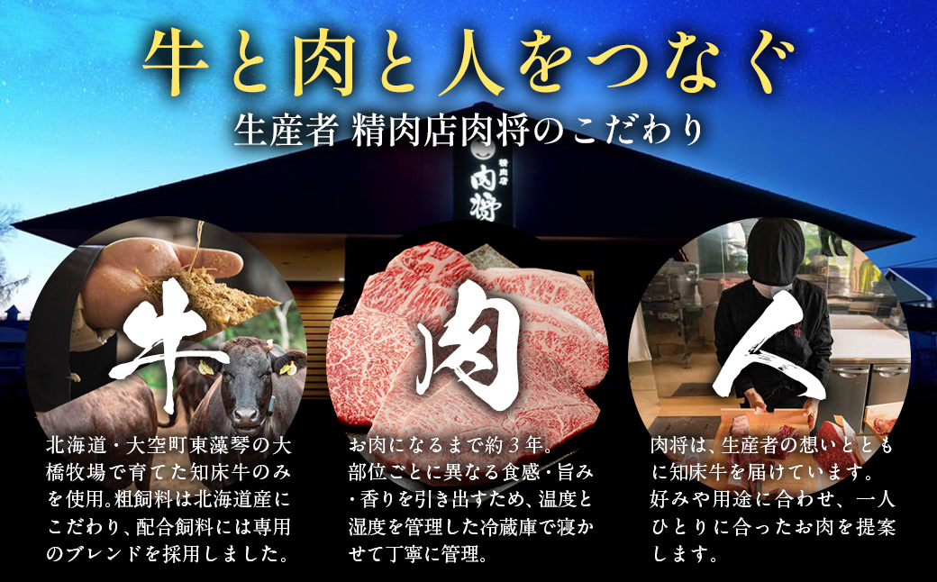 知床牛すき焼きセット計約700g（カタ・モモ） OSG006