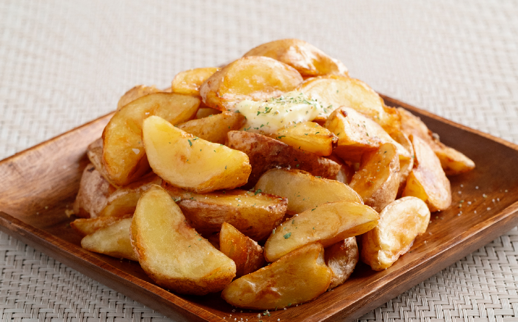 冷凍皮付きフライドポテト500g　(有機栽培じゃがいも使用) OSB003