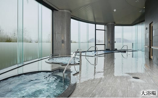 「洞爺湖 鶴雅リゾート 洸の謌」1泊2食付きペア宿泊券　温泉露天風呂付和洋室 SBTAC001