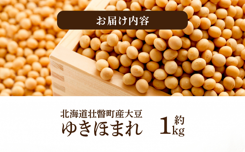 北海道壮瞥町産大豆 ゆきほまれ 約1kg SBTQ006