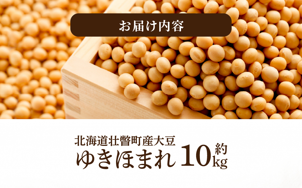 北海道壮瞥町産大豆 ゆきほまれ 約10kg SBTQ011
