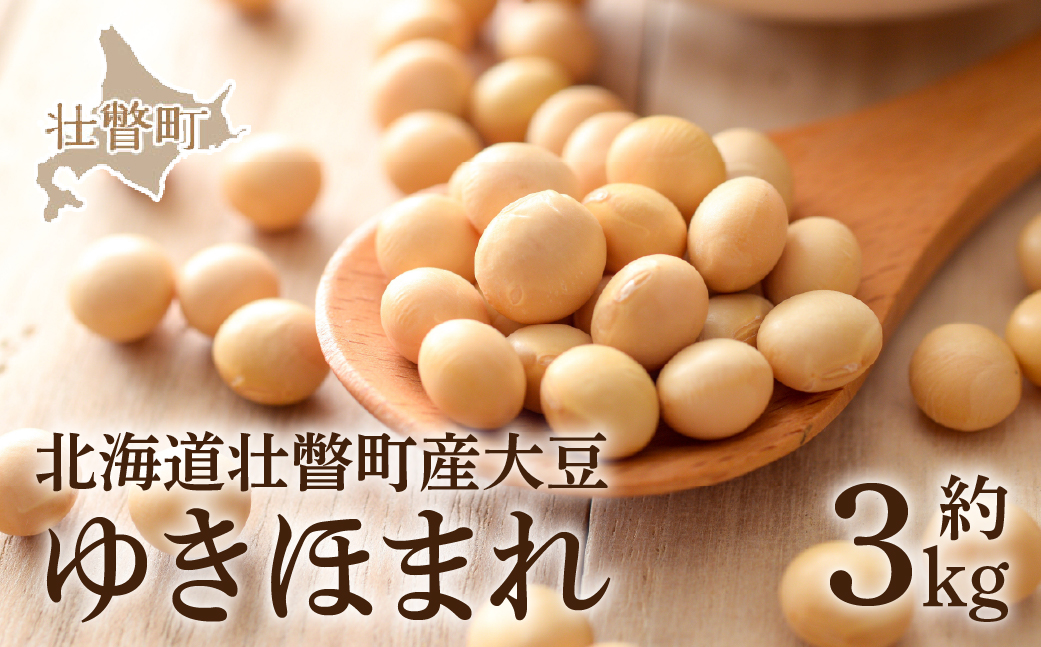 北海道壮瞥町産大豆 ゆきほまれ 約3kg SBTQ009