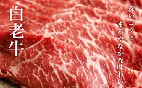 【12月20日決済確定分まで年内発送】白老牛モモすき焼用