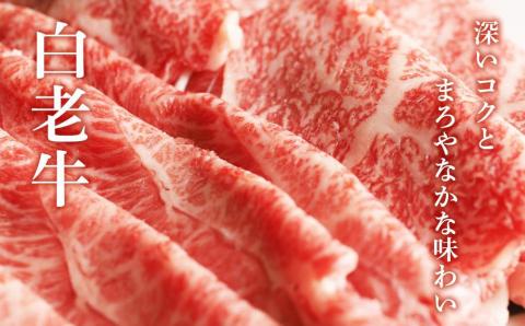 【12月20日決済確定分まで年内発送】白老牛すき焼き食べ比べ