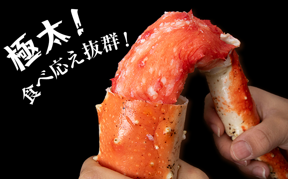 【12月23日決済確定分まで年内発送】【数量限定】 ボイルタラバ 脚 超特大 2kg前後 ＜斉藤水産＞ AM155