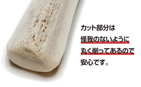 【12月20日決済確定分まで年内発送】鹿の角 エゾシカ 犬のおもちゃ 『鹿角さん』 小型犬用　四つ割り　2本セット