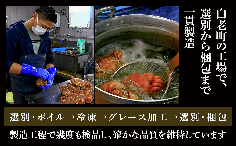 【数量限定】訳あり毛ガニ 5尾入り （300ｇ～400ｇ前後×5尾）