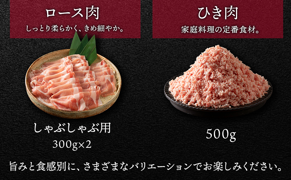 北海道産 白老豚 5種セット 合計4.1kg BV098