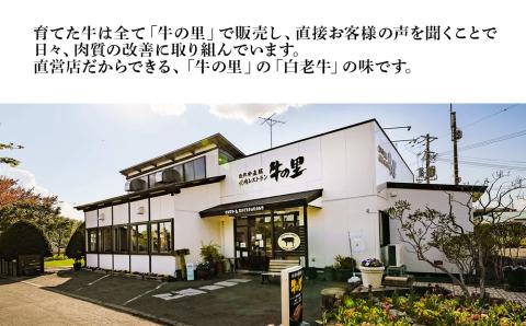 【12月20日決済確定分まで年内発送】白老牛〈4等級〉ロースステーキ(150g×2枚)(たれ付)