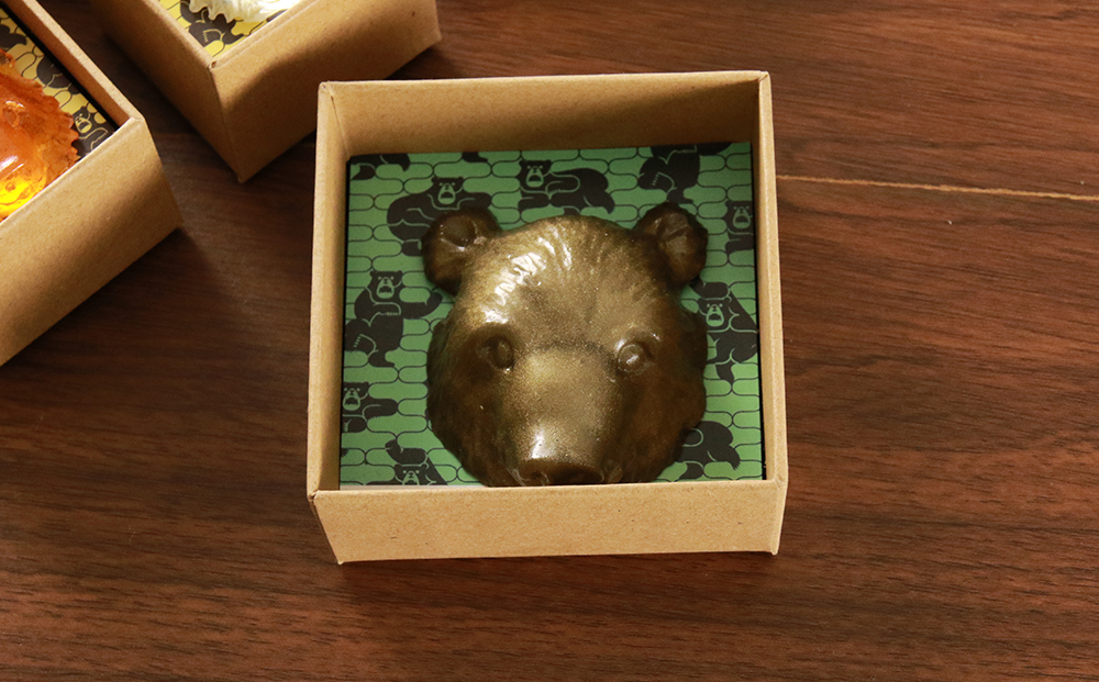 【12月20日決済確定分まで年内発送】白老 熊マスク壁掛け＜木彫工芸家 山田祐治コラボ＞