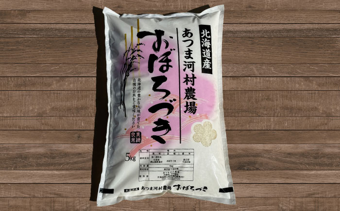 【全3回定期便】北海道ブランド米 おぼろづき 10kg（5kg×2）《厚真町》【あつま河村農場】 米 お米 白米 ご飯 おぼろづき 10kg 北海道 [AXAJ003] 60000 60000円