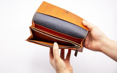 tanikoオリジナル 革3点セット（長財布・名刺入れ・ペンケース）Cセット《厚真町》【Taniko leather】 革 革小物 レザー 作家物 長財布 財布 名刺 名刺入れ ペンケース ケース ギフト 北海道 [AXAP003]