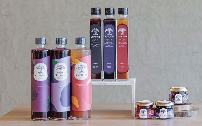 【つめかえ用】飲むお酢 発酵ビネガー SUNOMO ナチュール ハスカップ 原液タイプ 375ml×3個【晴耕雨読】 [AXCI009]