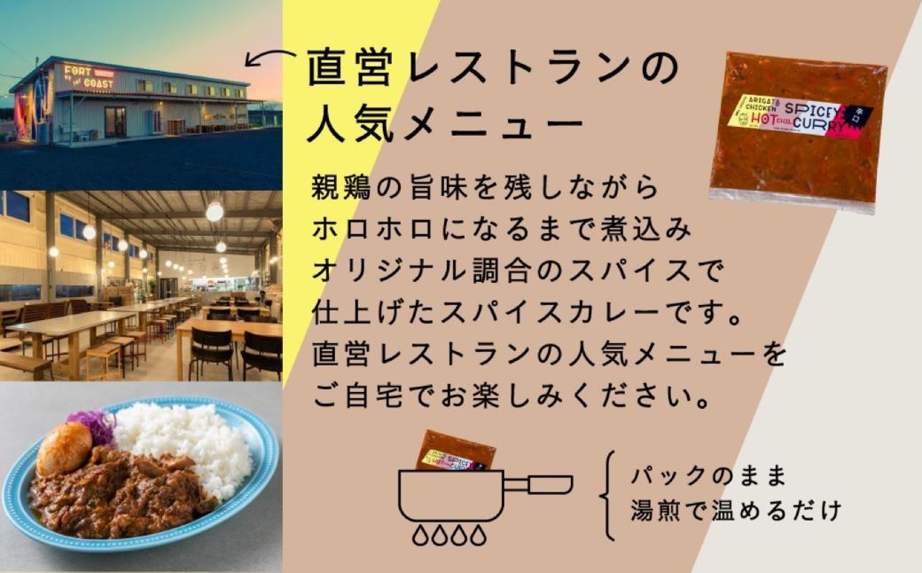 親鶏のスパイスカレー 5個セット（辛口）《厚真町》【テンアール株式会社】 カレー スパイスカレー 辛口 鶏 鶏肉 平飼い 冷凍配送 北海道 [AXAN009] 10000 10000円