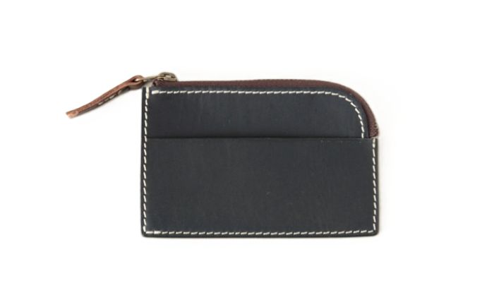 tanikoオリジナル 小銭入れ（赤茶）《厚真町》【Taniko leather】 [AXAP022]