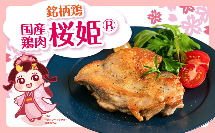 【隔月全3回定期便】桜姫 鶏もも 計6kg （2kg×3パック）《厚真町》【東日本フード株式会社】【隔月全3回定期便】  国産 とり肉 もも もも肉 鶏もも 冷凍 北海道 [AXBM042]