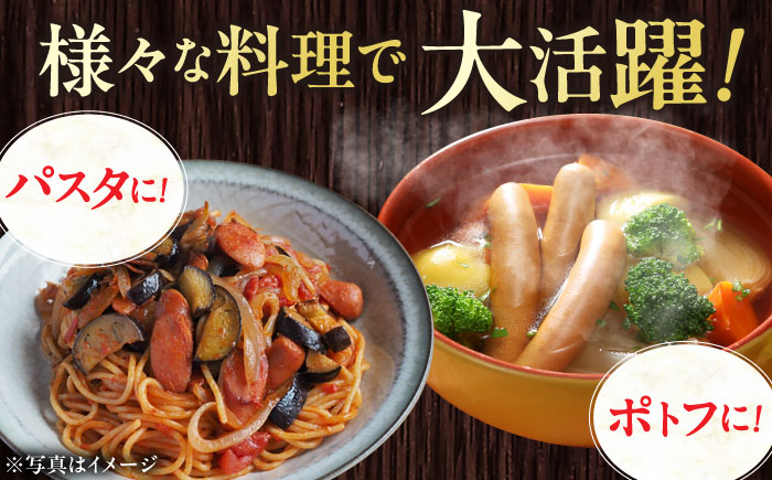 【全3回定期便】【結着剤・発色剤・保存料不使用】 放牧豚 粗挽きウィンナー 2パック（500g/パック） 【ファーマーズファクトリー株式会社】 チョリソー 粗挽き 冷凍配送 セット 詰め合わせ 北海道 [AXBA055]