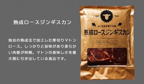 【隔月全6回定期便】ジンギスカン2種セット 計1.6kg（熟成ロース400gx2・ロース400g×2）《厚真町》【有限会社市原精肉店】 ジンギスカン 羊肉 マトン ロース 焼肉用 味付き 小分け 冷凍配送 北海道 定期便[AXAA016]