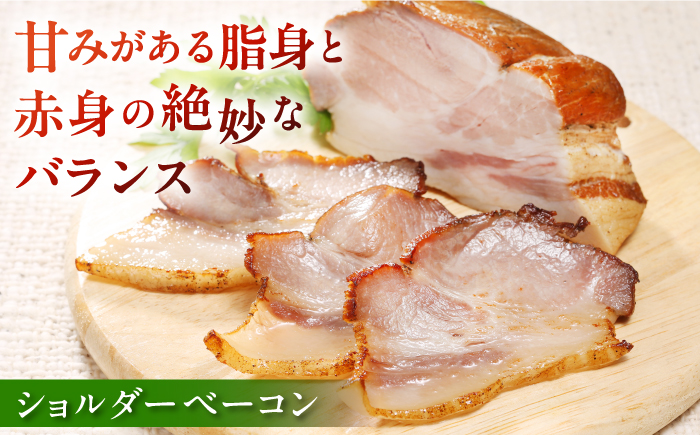 【全6回定期便】【結着剤・発色剤・保存料不使用】 放牧豚 ハム・ベーコン贅沢6種セット 【ファーマーズファクトリー株式会社】 モモ 豚肉 ブロック 冷凍配送 セット 詰め合わせ 北海道 [AXBA068]