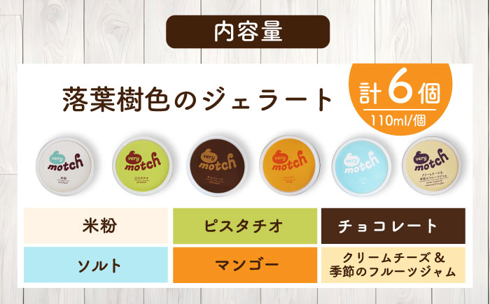 very motch 米粉のジェラート6種セット 【株式会社クーバル】 アイス セット アソート 食べくらべ 詰め合わせ スイーツ ギフト 北海道 15000 15000円 [AXBQ001]