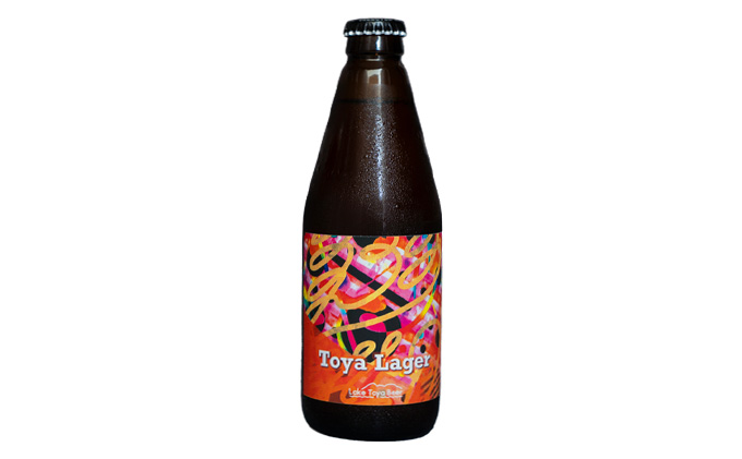 Lake Toya Beer クラフトビール Toya Lager 4本セット (紙コースター2枚付)